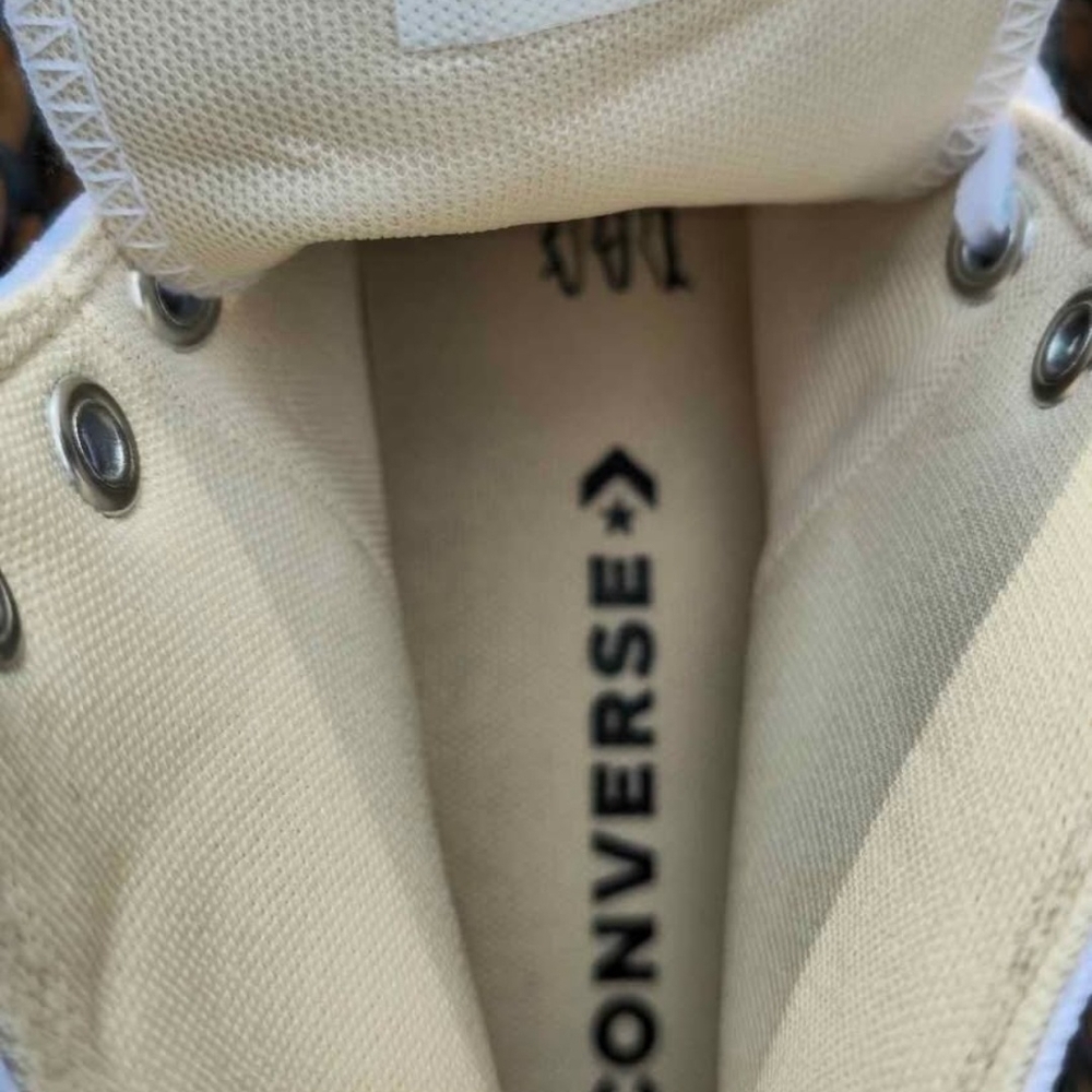 Converse White Platform High-Top Sneakers - Picture 5 of 5